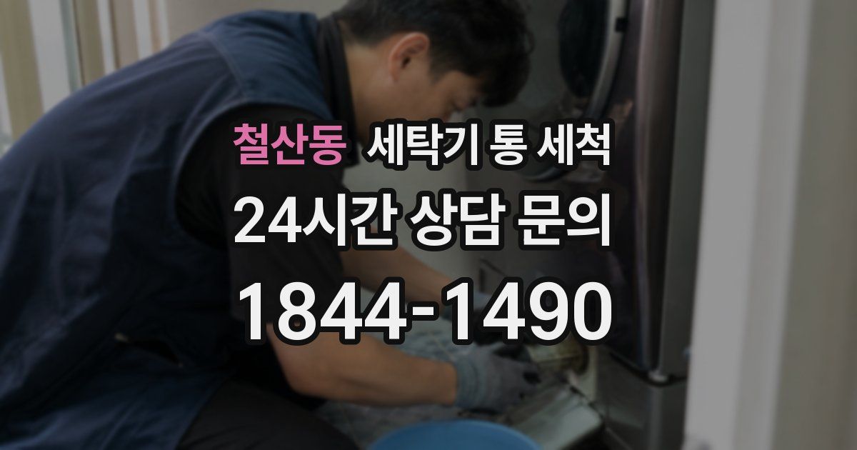 철산동 세탁기 통 세척