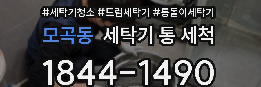 모곡동 세탁기 통 세척