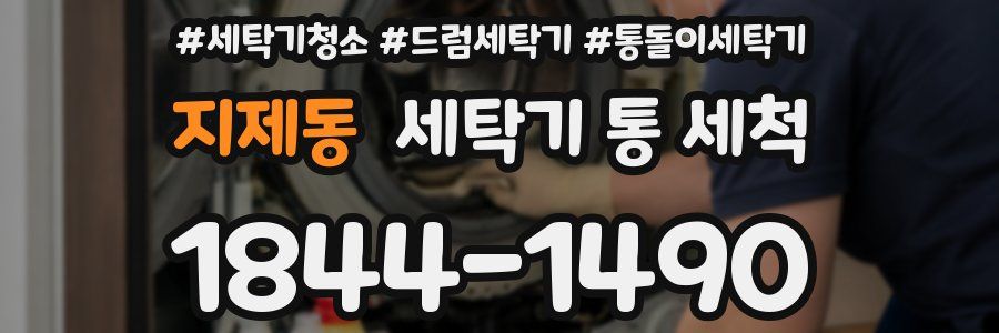 지제동 세탁기 통 세척