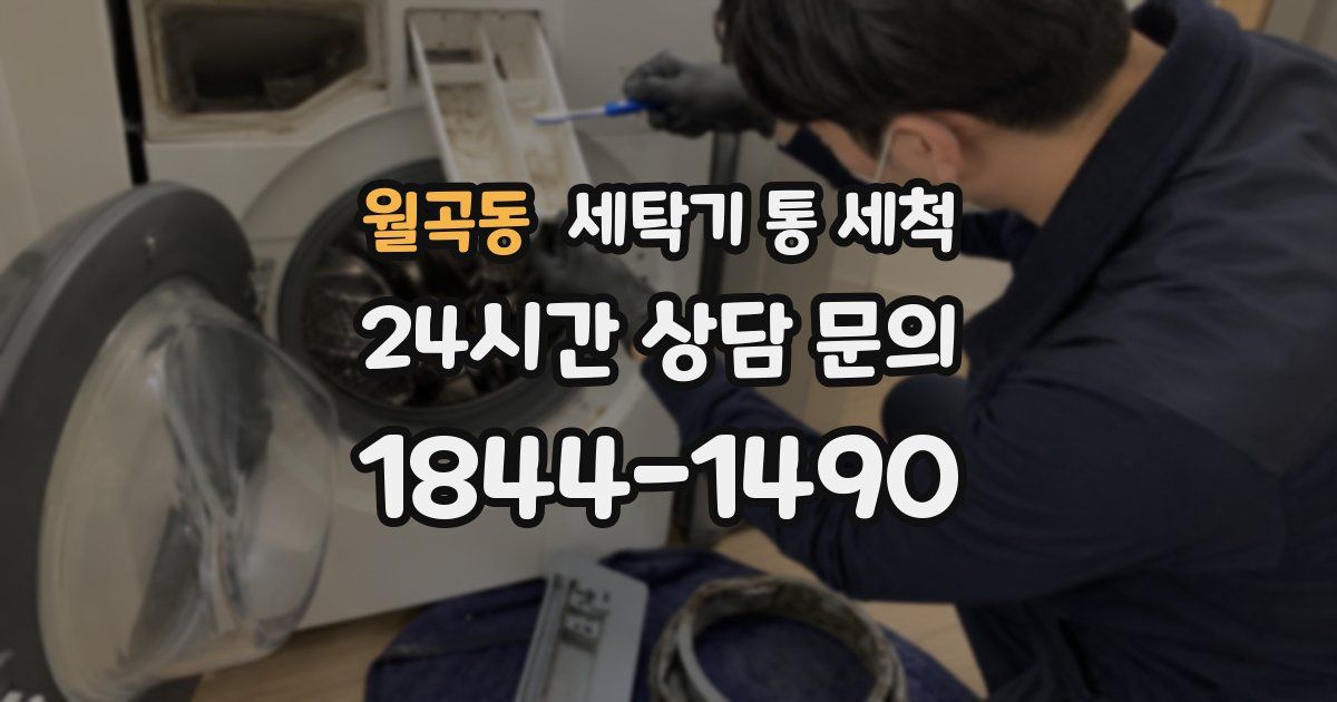 월곡동 세탁기 통 세척
