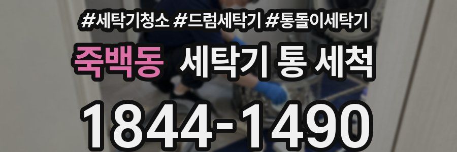 죽백동 세탁기 통 세척