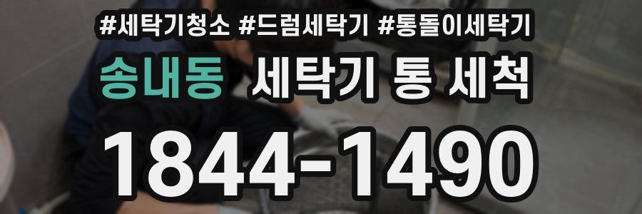 송내동 세탁기 통 세척
