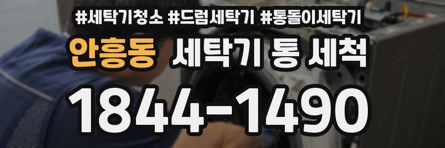 안흥동 세탁기 통 세척