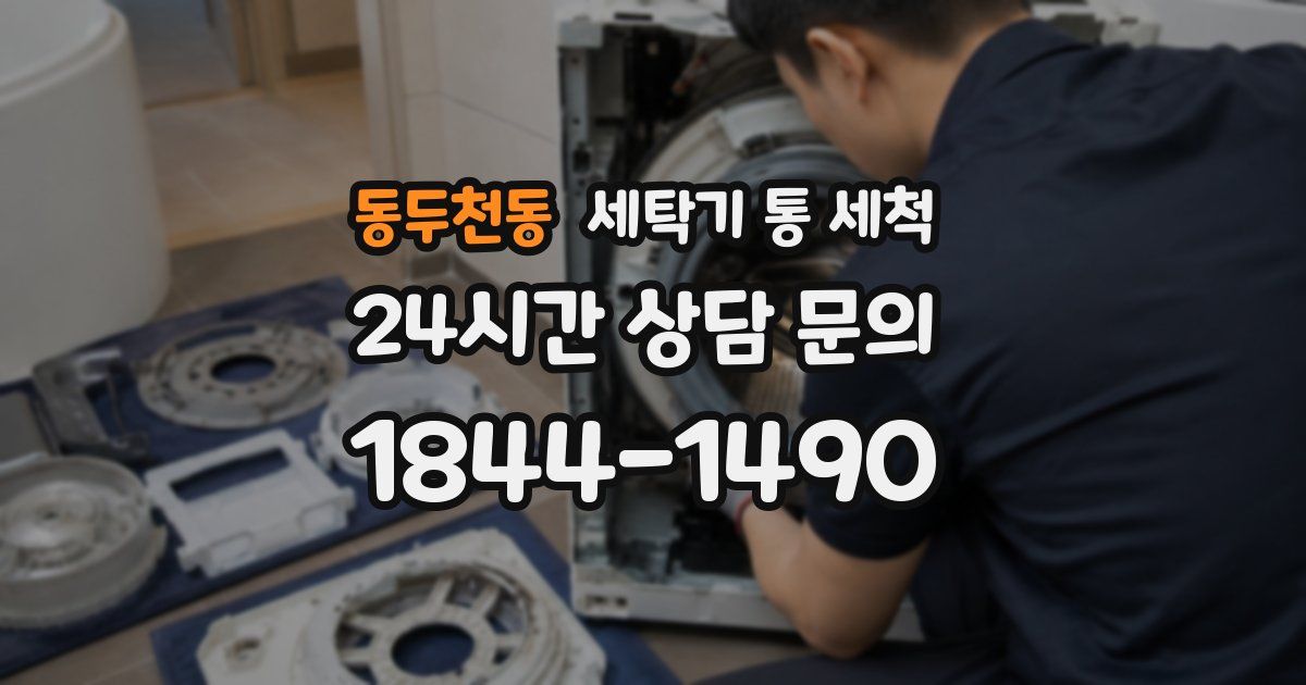 동두천동 세탁기 통 세척