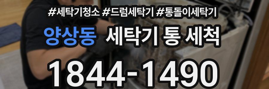 양상동 세탁기 통 세척