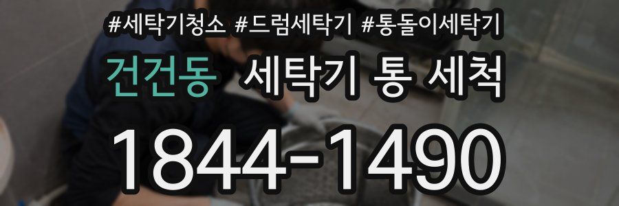 건건동 세탁기 통 세척