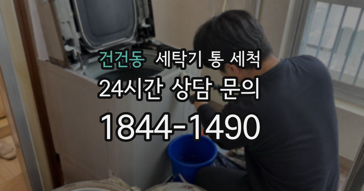 건건동 세탁기 통 세척