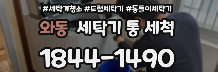 와동 세탁기 통 세척