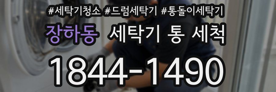 장하동 세탁기 통 세척