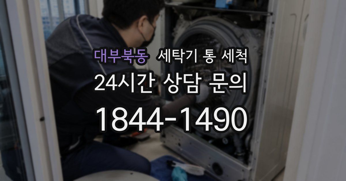 대부북동 세탁기 통 세척
