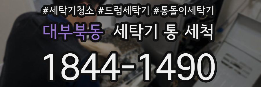 대부북동 세탁기 통 세척