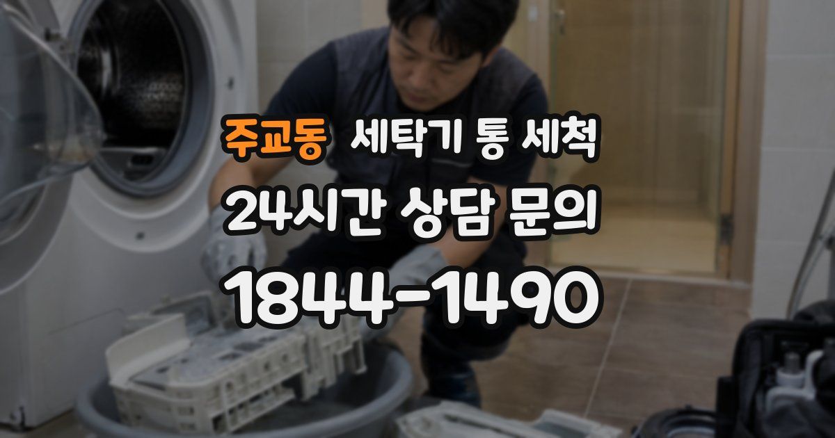 주교동 세탁기 통 세척