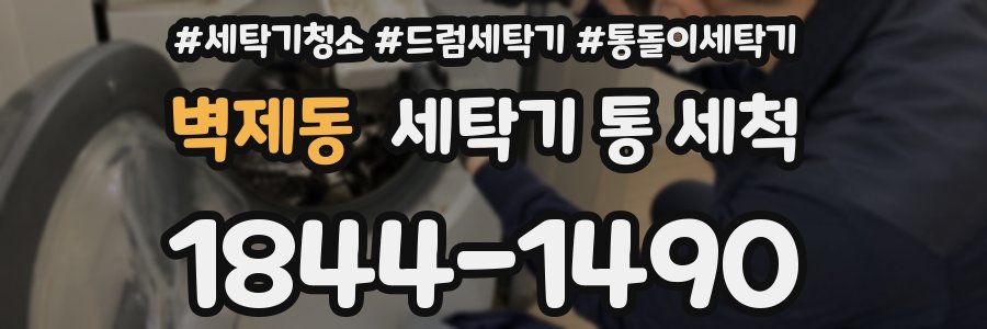 벽제동 세탁기 통 세척