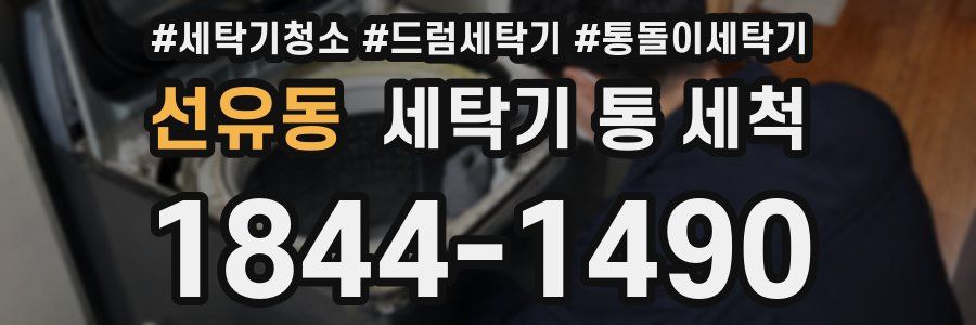 선유동 세탁기 통 세척