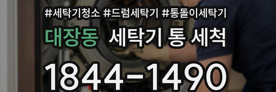 대장동 세탁기 통 세척