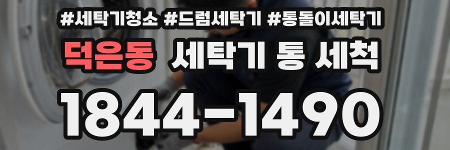 덕은동 세탁기 통 세척