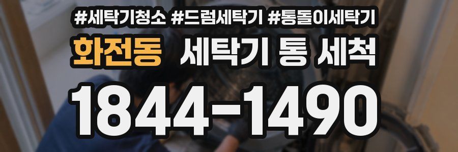 화전동 세탁기 통 세척