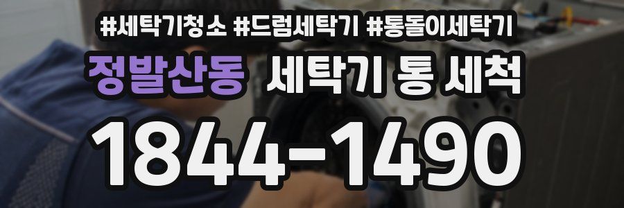 정발산동 세탁기 통 세척