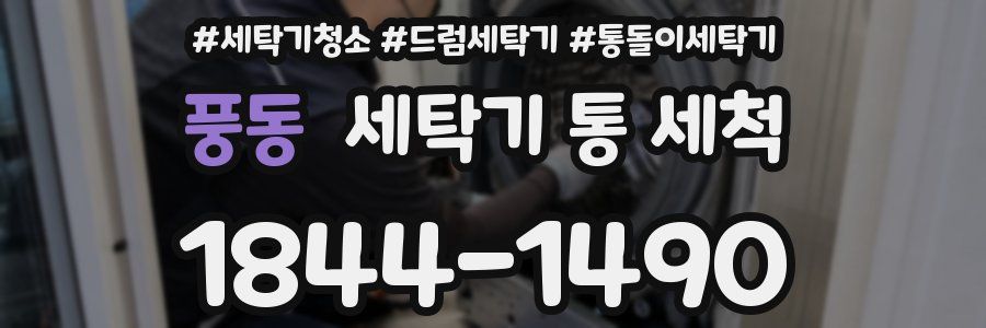 풍동 세탁기 통 세척