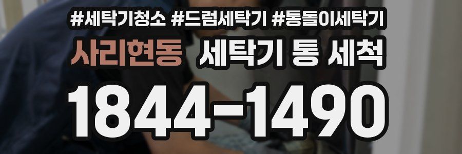 사리현동 세탁기 통 세척