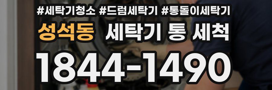 성석동 세탁기 통 세척