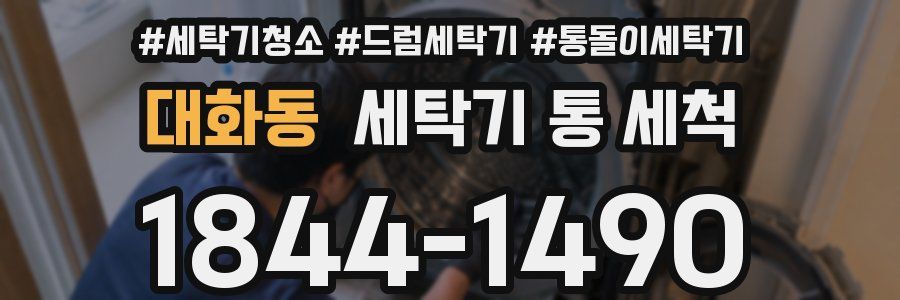 대화동 세탁기 통 세척