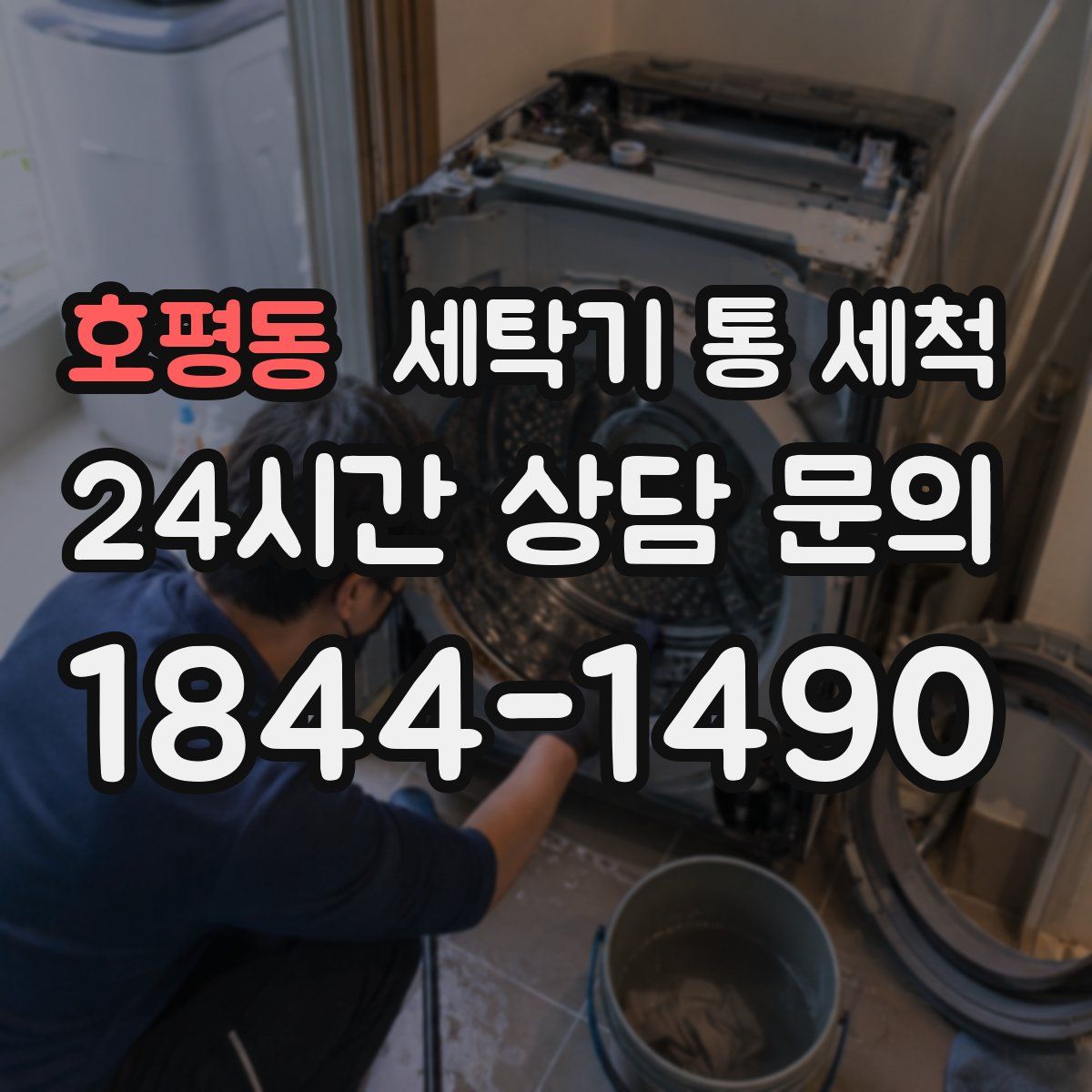 호평동 세탁기 통 세척