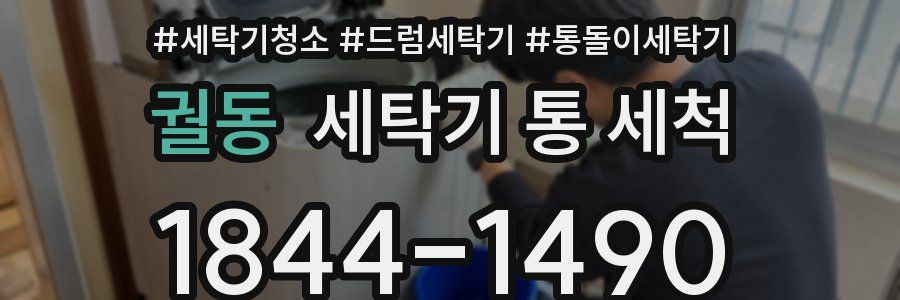 궐동 세탁기 통 세척