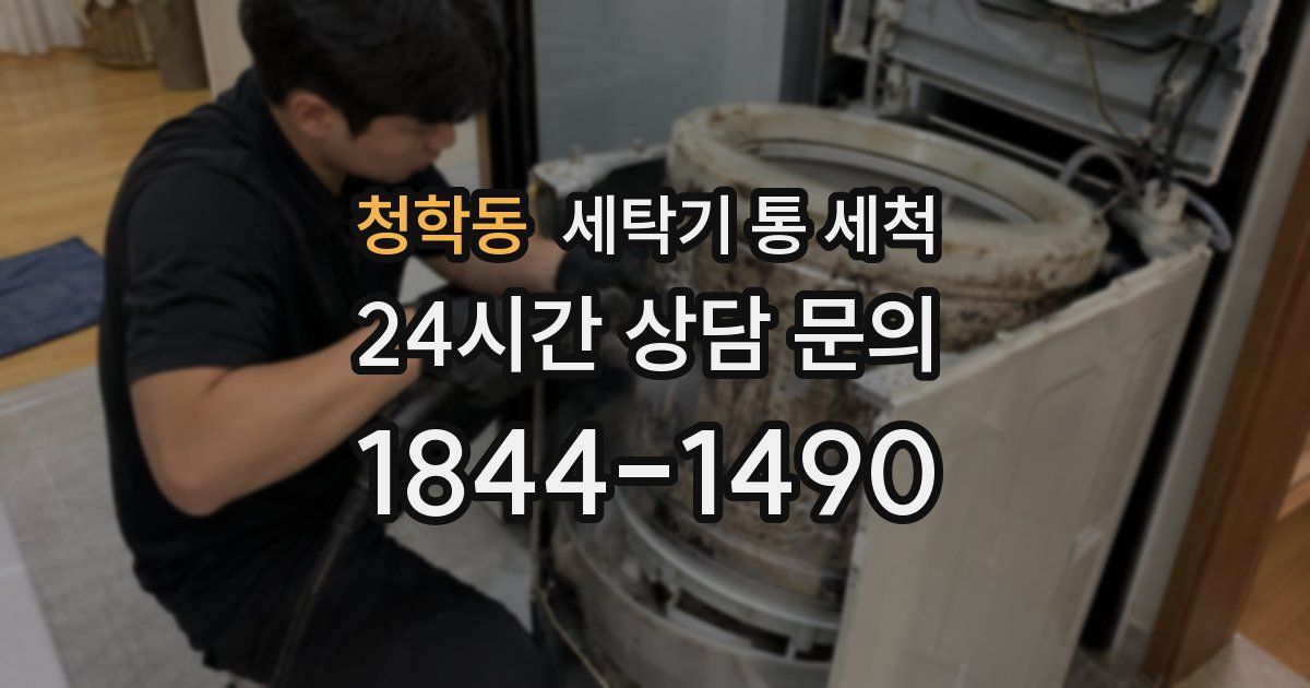 청학동 세탁기 통 세척