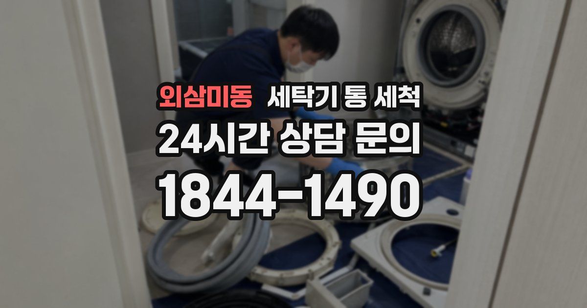 외삼미동 세탁기 통 세척