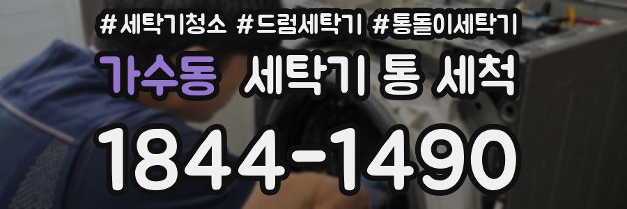 가수동 세탁기 통 세척