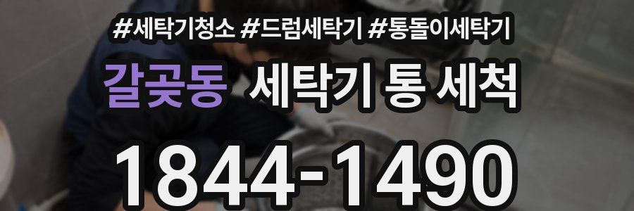 갈곶동 세탁기 통 세척