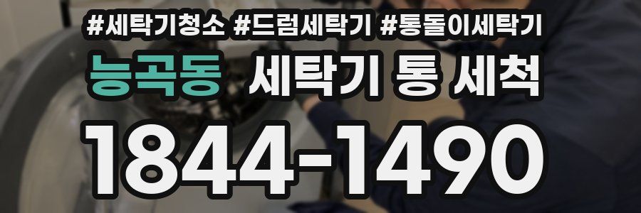 능곡동 세탁기 통 세척