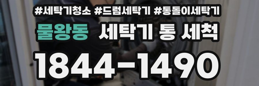 물왕동 세탁기 통 세척