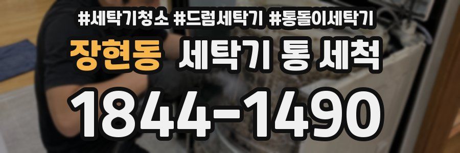 장현동 세탁기 통 세척