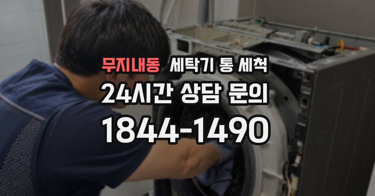 무지내동 세탁기 통 세척