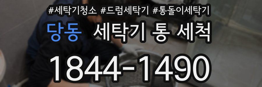 당동 세탁기 통 세척