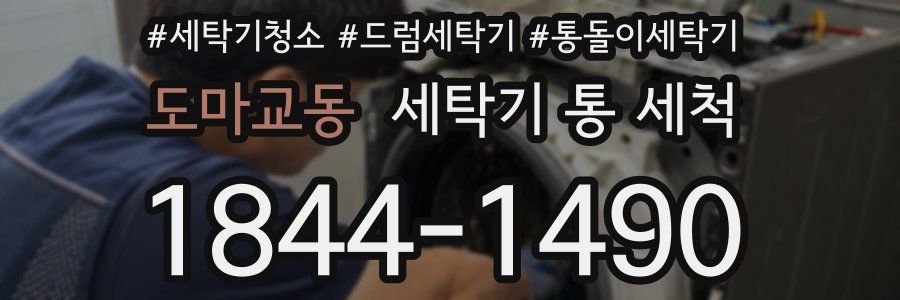 도마교동 세탁기 통 세척
