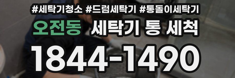 오전동 세탁기 통 세척