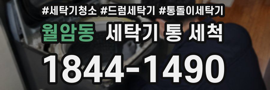 월암동 세탁기 통 세척