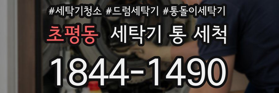 초평동 세탁기 통 세척
