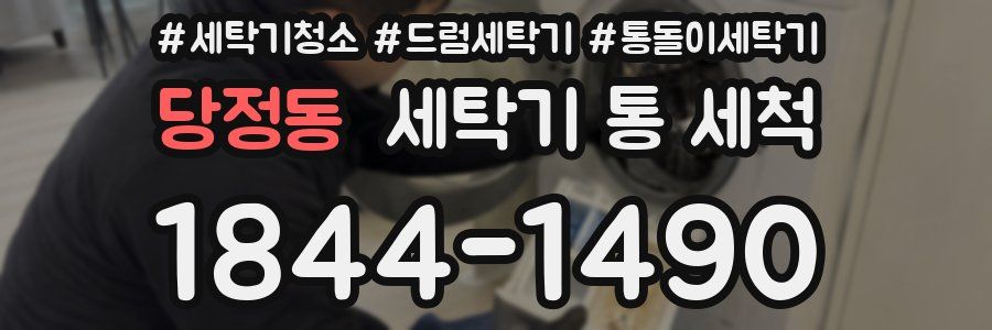 당정동 세탁기 통 세척