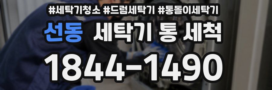 선동 세탁기 통 세척