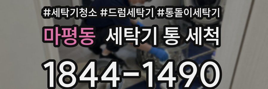 마평동 세탁기 통 세척