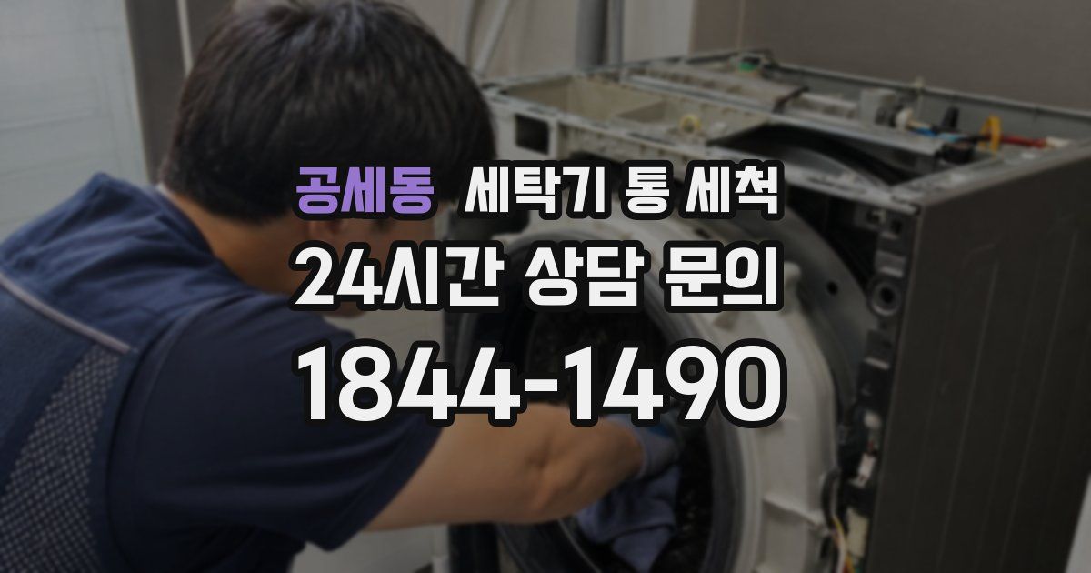 공세동 세탁기 통 세척