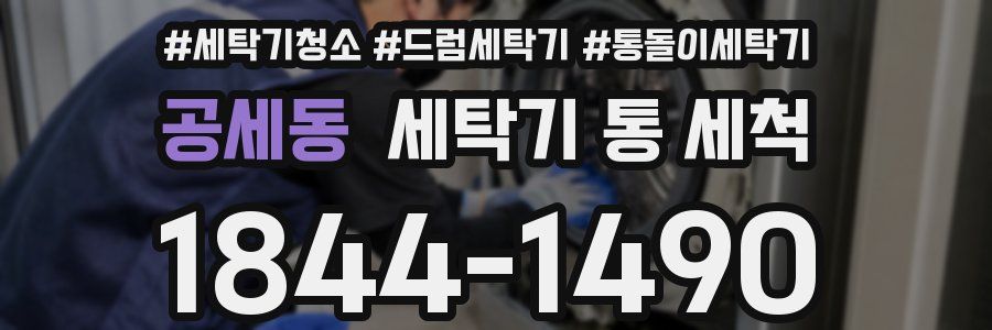 공세동 세탁기 통 세척