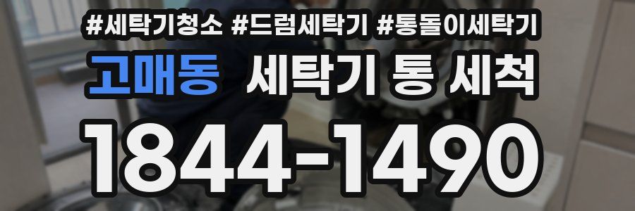 고매동 세탁기 통 세척