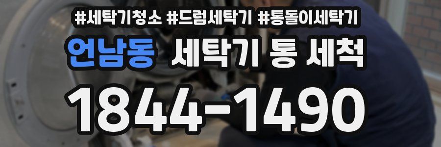 언남동 세탁기 통 세척