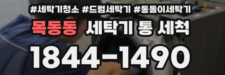 목동동 세탁기 통 세척