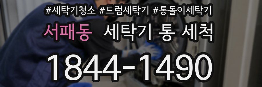 서패동 세탁기 통 세척